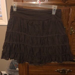 L.E.I. Brown Mini Skirt